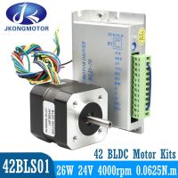 42BLS01จอ DC BL ขนาด42มม. 24V 1.8A มอเตอร์ไฟฟ้าไร้แปรง4000รอบต่อนาทีแรงบิดสูง26W 3เฟสจอ DC มอเตอร์ DC ขนาดเล็กสำหรับ DIY สำหรับอุตสาหกรรม