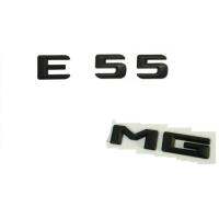 ตัวอักษรสีดำ Trunk Badge Emblem ป้ายสำหรับ-Mercedes W212 E55สำหรับ Amg 3คำสั่งซื้อ