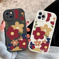 ◄☬ Casing OPPO A15 A15S A35 A16 A16S A76 A96 A95 A74 A54 A83 A3S A5S A7 A12 A12e A5 2020 A9 2020 A52 A92 A31 A53 2020 F9 F11 Soft Oval Lens Flower Protection Phone Case Cover