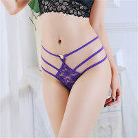 Huannuo ผู้หญิงเซ็กซี่ G-Strings Hollow กางเกงชุดชั้นใน Thongs Lace Temptation Lingerie