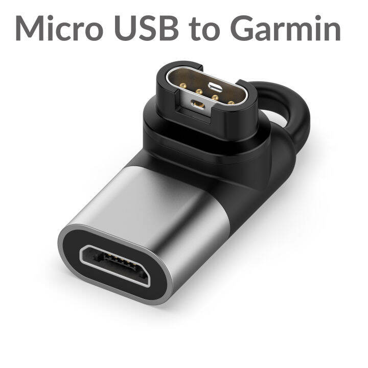 zenia-lightning-ios-ไมโคร-usb-ประเภท-c-ถึง-4pin-อะแดปเตอร์แปลงสายชาร์จสำหรับ-garmin-fenix-7-7x-6x-6-sapphire-solar-5x-5-plus-quatix-enduro-forerunner-935-945-955-255-255s-music-approach-s70-s60-s62-ep