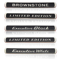 สติกเกอร์รถ Auto รูปลอก Brownstone Executive สีขาวสีดำ Limited Edition สำหรับ Toyota Land Cruiser BMW Audi Ford Jeep