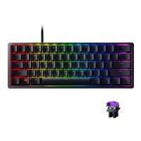 [ขาย] Razer Huntsman Mini 61คีย์แสง RGB แบบมีสายแป้นพิมพ์เชิงกลสำหรับเล่นเกมวรรคแกน