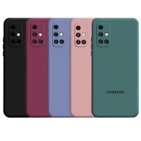 Casing Official Original Silicone Full Protection Soft Camera Protection Case Samsung Galaxy A71 A51 A31 A21 A21S A50 A50S A30S A20S A10S Cover QC7311702