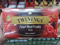 Twinings Four red fruit ชาเบอร์รี่ทั้ง 4 ชนิด 50 กรัม(2 กรัมx 25ซอง)