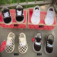 Vans Classic รองเท้าผ้าใบลําลองสําหรับเด็กผู้ชายผู้หญิง