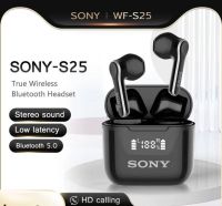 SONY S25 True Wireless Headset Bluetooth V5.0 In-ear Earbuds Sports  Headphone Earphones HiFi Stereo Music With Charging Box (กล่องชาร์จ)