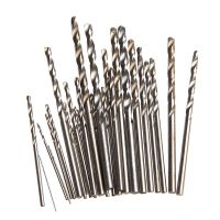 28Pcs Mini Micro HSS Twist Drill Bits Set Metric Sizes 0.3-3.0mm For PCB Crafts