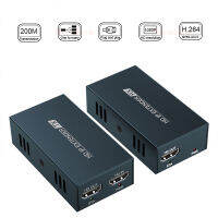 RJ45เครือข่าย IP DT236เอ็กซ์เทนเดอร์เอชดี CAT5 200ม. ผ่าน Utp/stp 5e 6 Extensor HDMI-เข้ากันได้กับ IR เครือข่ายสายแลนอีเธอร์เน็ตเอ็กซ์เทนเดอร์เอชดี