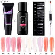 myyeah Bộ 4 món gel tạo móng UV nghệ thuật chất lỏng nối móng nhanh nước