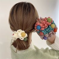 【YF】❁☈►  Wrinkled Scrunchies Hair Rope Tied Ponytail Soft Elastic Rubber Band Bun Headdress