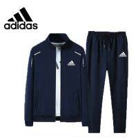 ชุดเสื้อกีฬา Adidas มีฮู้ด ผ้าฝ้าย และกางเกงขายาว ระบายอากาศได้ดี แบบแห้งเร็ว ทนต่อการเสียดสี ไซซ์ M - 5XL 2022 lwk