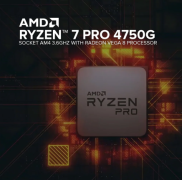 CPU AMD Ryzen 7 PRO 4750g socket AM4 APU 8 core 16 Threads