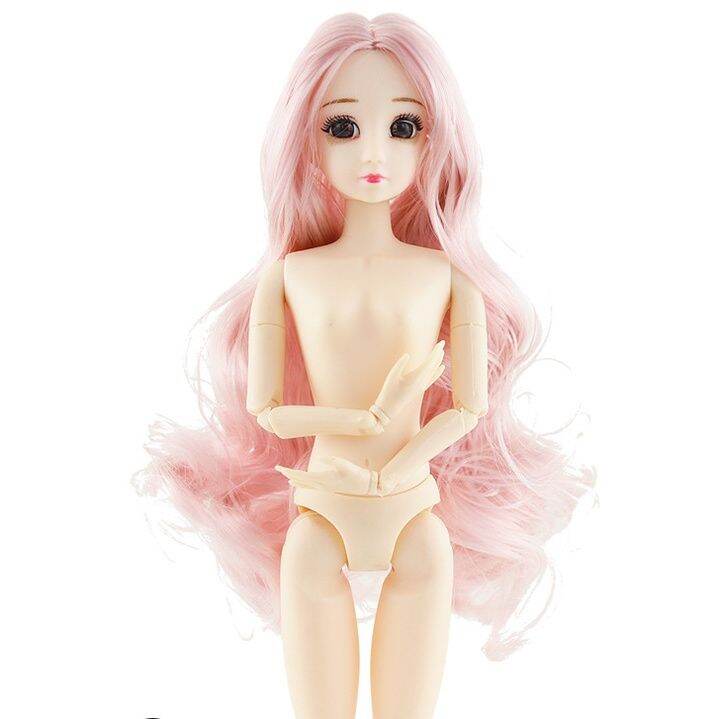 new-30cm-6-point-doll-naked-baby-xinyi-body-white-skin-changed-makeup-luo-li-real-eyes-beautiful-girl