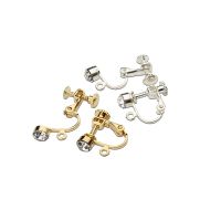 10pcs/bag fashion screw ear clip ears Hook Adjustable DIY Handmade Clip On Earrings Parts No Pierced Ear Clips Jewelry Findings