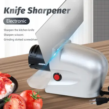 Knife Sharpeners, XXK Suction Knife Sharpener for Kitchen Knives, Small  Knife Sharpeners Smart with Suction Base Pad Cup, Mini Knife Sharpener