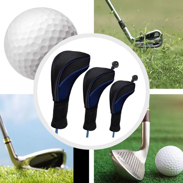 3pcs-golf-club-head-covers-woods-driver-long-interchangeable-1-3-5-7-driver-fairway-hybrid-golf-putter-cover-headcovers