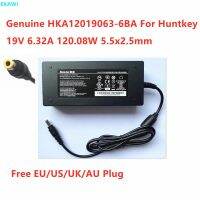 ที่ชาร์จแหล่งจ่ายไฟแล็ปท็อปสำหรับจอ Huntkey HKA12019063-6BA ของแท้19V 6.32A 120.08W 120W HKA12019063-6B 6C (ใหม่-ของแท้)