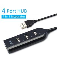 【CW】 Speed Hub USB 4 Port with Cable Socket Pattern Splitter for Laptop Notebook