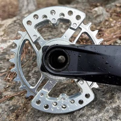PASS QUEST XX Eagle Narrow Wide Tooth Belt Guard Plate สำหรับ GXP และ 30 Spec Direct Mount Cranks