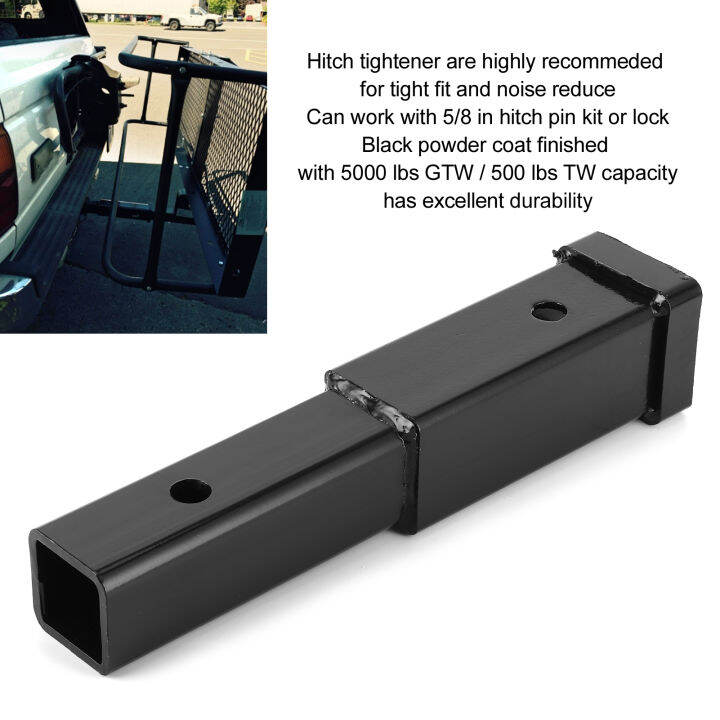 Towing Extender Hitch Receiver Extender 5000lbs 12in Trailer Hitch ...