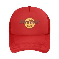 Hard Rock Cafe Mens Mesh Back Structured Low Crown Snapback Adjustable Fit Cap