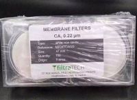 Cellulose Acetate Membrane Filter 0.45 um Pore Size,  White, Plain, Nonsterile, 47 mm Diameter, 100EA/BOX