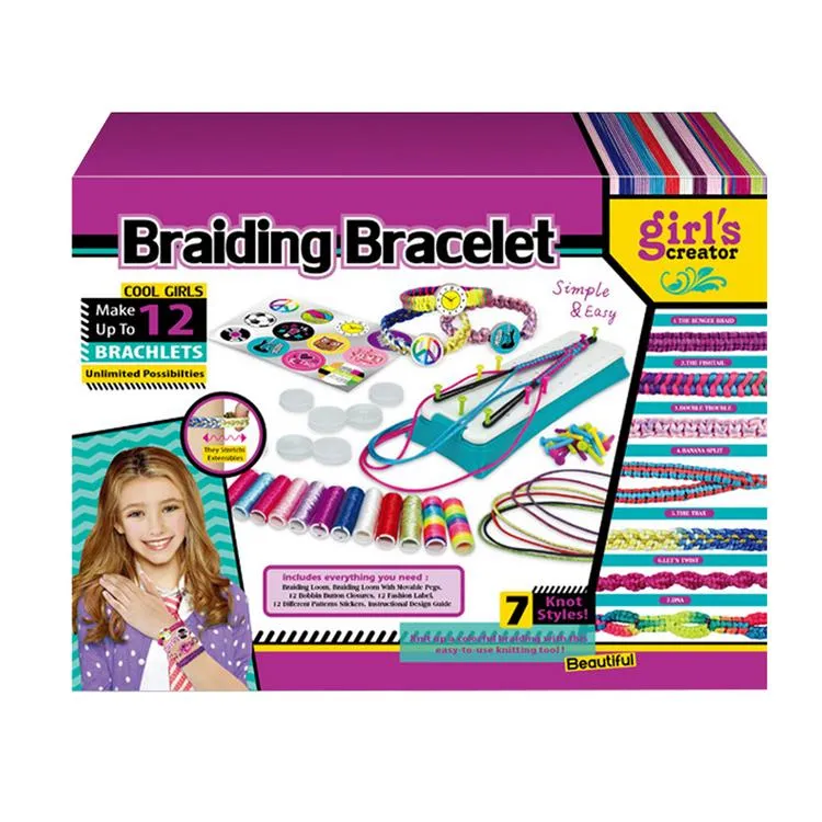 Friendship Bracelet Making Kit, Girls DIY Craft Kits Toys Cool