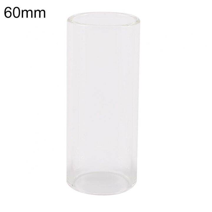 slider-tube-transparent-glass-guitar-bass-finger-protection-sleeve-accessories-guitar-pick-accessories-60mm-length-guitar-bass-accessories