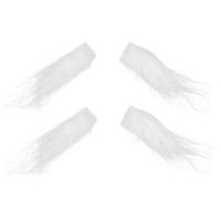 2pairs Christmas Creative Party Props Santa Claus Eyebrows Fake Eyebrows Xmas Christmas Party Costumes Santa Eyebrows(White) Code Readers  Scan Tools