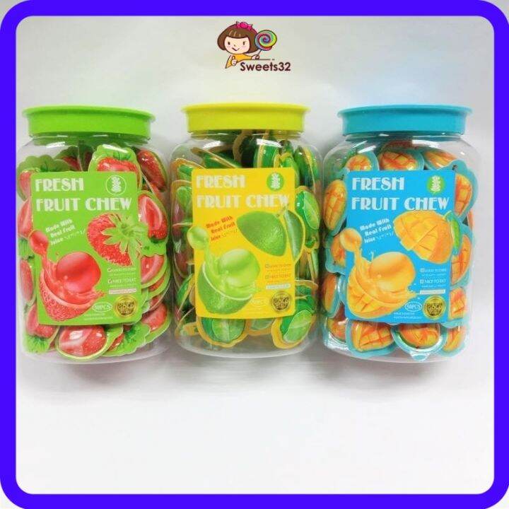 50pcs Fresh Fruit Chew HALAL Lazada