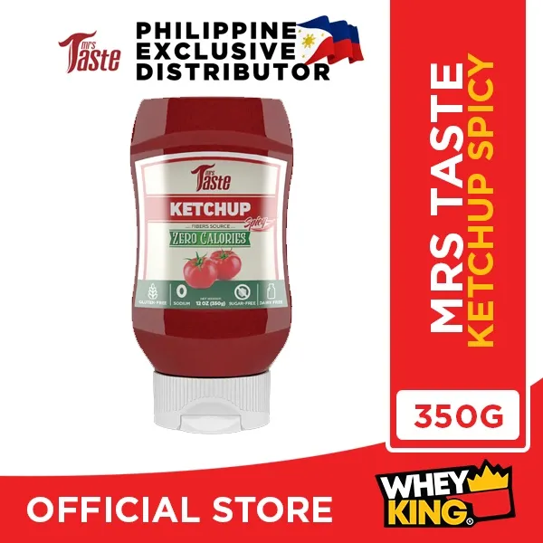 Mrs Taste KETCHUP USA ZERO CALORIES, ZERO SODIUM. DAIRYFREE, SUGAR