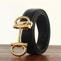 Hot Trendy Belts for Women Men Fashion Designer Real Leather Luxury Buckle Belt Jeans Cowhide Girdle Belt Smooth Buckle Belts