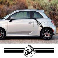 bjh﹊▫  Car Side Sticker Abarth 500 595 Motor Engine Hood Graphics Film Cover Tuning Accessories