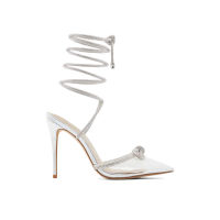 ALDO HALALIA HEELED SHOES - SILVER