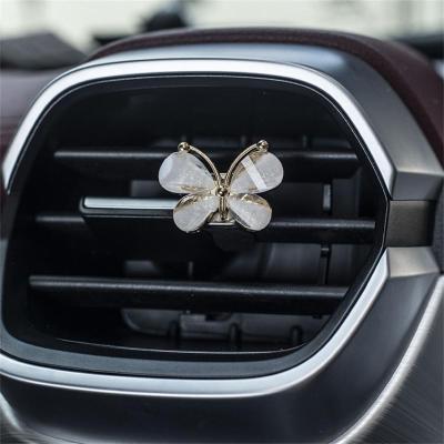 【DT】  hotButterfly Car Air Outlet Perfume Creative Car Perfume Car Air Conditioning Mouth Perfume Clip Car Aromatherapy Car Accessories