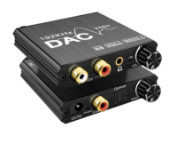 24bit DAC Digital To Analog R/L Audio Converter Optical Toslink SPDIF Coaxial RCA แจ็ค3.5มม.อะแดปเตอร์สนับสนุน PCM /LPCM