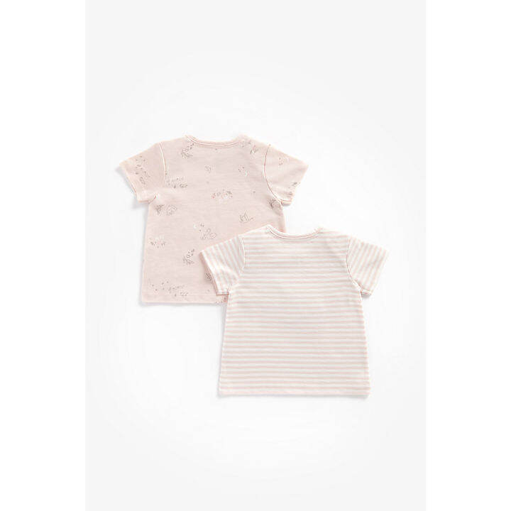 เสื้อยืดเด็กทารก-mothercare-kisses-and-cuddles-lift-the-flap-t-shirts-2-pack-za335