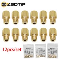 ZSDTRP 12pcs 10pcs M5 Main Jets For MIKUNI VM TM TMX Carburetor Motorcycle Scooter Injectors Nozzle Main Jet Set 90-440