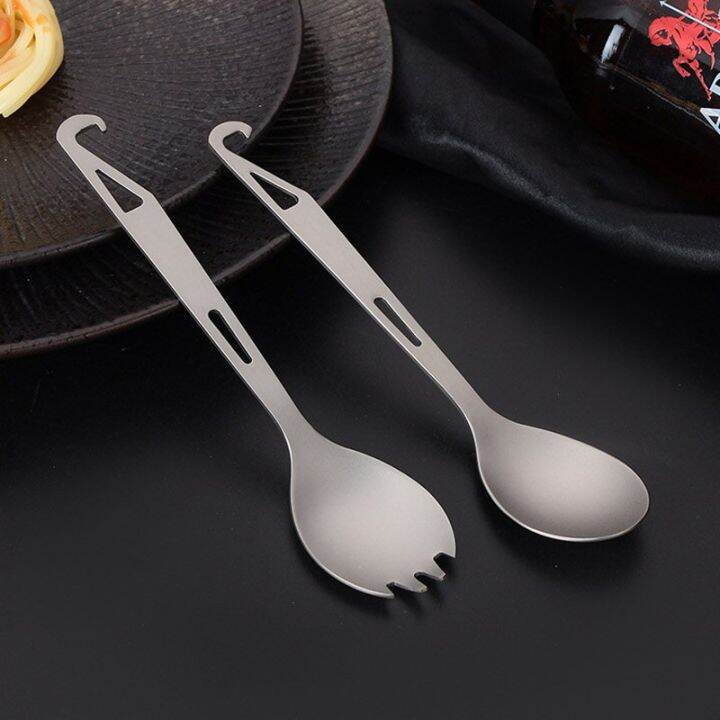 2-in-1-outdoor-titanium-spoon-camping-tableware-bottle-opener-picnic-dinner-titanium-spork-fork-for-travel-backpacking