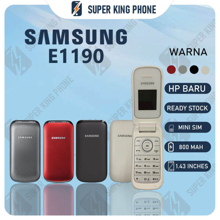 Super King Samsung E1190 GSM 2G mobile phone Flip Bluetooth phone
