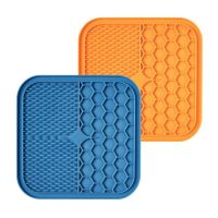 Pet Choke-Proof อาหารช้า Pad Pet Lick Pad ช้า Feeder Pad 21*21*1ซม.