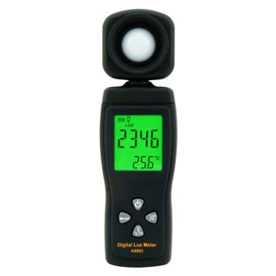 AS803 Luxmeter Digital Light Meter สำหรับ Lux Meter Photometer Radiometer LCD Handheld สำหรับ Led Garden Grow Lights Aquarium