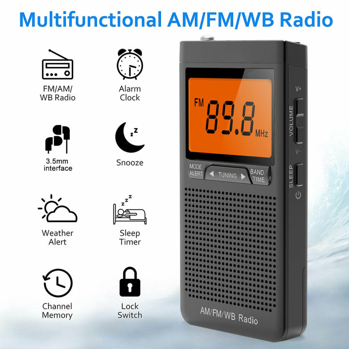 mini-pocket-am-fm-emergency-pocket-radio-portable-weather-radio-built-in-speaker-headphone-jack-noaa-am-fm-weather-radio-compact