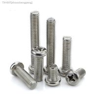 ✳ 10/50pcs M1 M1.6 M2 M2.5 M3 M4 M5 M6 304 Stainless steel Cross Round Phillips Pan Head Screw Bolt Dia 2 3 4 5 6mm Length 3-20mm