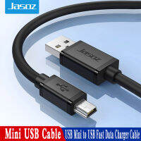 Jasoz มินิสาย USB มินิ USB เข้ากับ USB ข้อมูลได้อย่างรวดเร็วชาร์จ Cabl สำหรับ MP3 MP4เครื่องเล่นรถ DVR GPS กล้องดิจิตอล HDD กับแหวนแม่เหล็ก