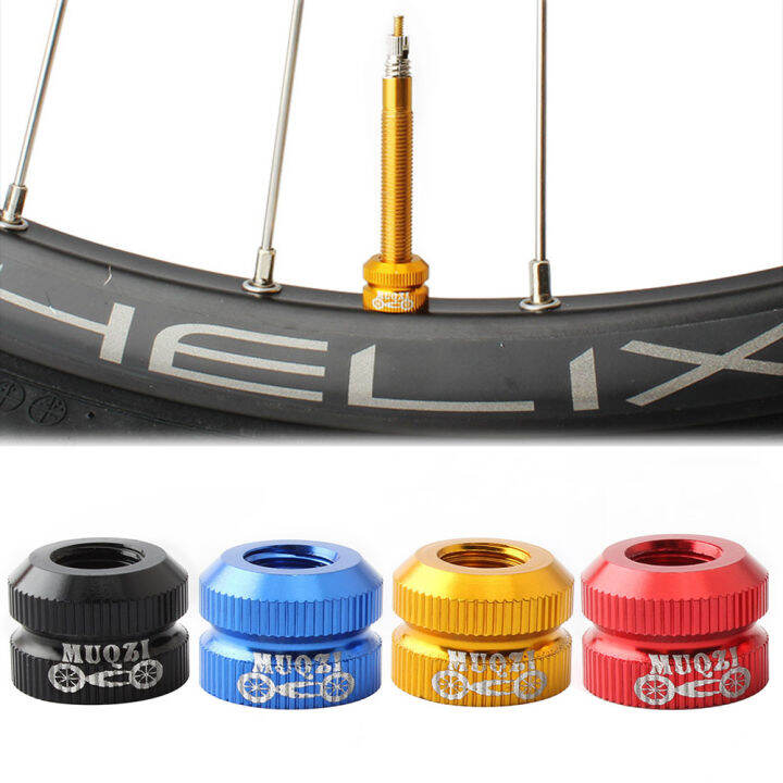 TOSPRA MTB Road Bike Tubeless Tire Presta Valve Nut Bicycle Inner Tube Valve Caps Vacuum Tire
