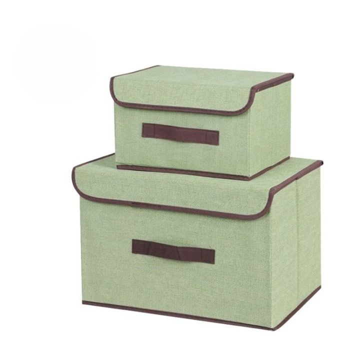 กล่อง-กล่องพับ-กล่องอเนกประสงค์-มี-2-ขนาด-กล่องใหญ่และกล่องเล็ก-กล่องใส่เสื้อผ้า-กล่องเก็บของ-กล่องอเนกประสงค์