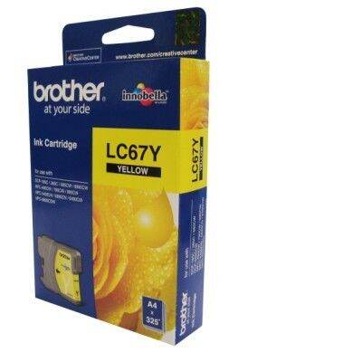 brother-lc-67y-yellow-ตลับหมึกอิงค์เจ็ท-สีเหลือง-ของแท้