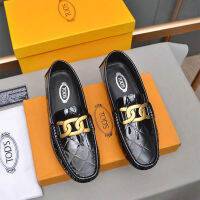 [High-End ของขวัญกล่อง] ธุรกิจแฟชั่นสีดำรองเท้าผู้ชาย Slip On รองเท้าชุดเดรส Mens Comfort รองเท้าคุณภาพสูงรองเท้าหนังรองเท้าโลฟเฟอร์ผู้ชาย